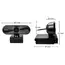 PC Camera A4Tech PK-940HA, 1080P Full HD, Auto Focus, Built-in Microphone, Black, 8 image