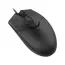 Mouse A4Tech OP-550S, 1200  dpi, 3 buttons, 104g, Optical, USB, 1.5m, With Silent Button, Black, 3 image