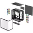 Case ATX Deepcool CG590U 5F, w/o PSU,3x120side 2x120rear ARGB PWM, 2xUSB3.0, 1xTypeC, Curved-Glass P, 8 image