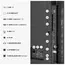 100" MiniLED SMART TV Hisense 100U7SE, 3840x2160 4K UHD, VIDAA U9, Negru, 3 image