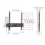 Suport fixat pe perete BARKAN E30, Negru, 2 image