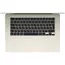 Laptop 15,3" Apple MacBook Air 15, Starlight, M5 with 10-core CPU and 10-core GPU, 16GB/1024GB, macOS Tahoe, 4 image