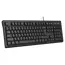 Keyboard A4Tech FK12, Fstyler FN Multimedia Wired Keyboard ( US+RU+RO ), Black, 3 image