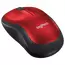 Mouse Wireless Logitech M185, Roșu, 3 image