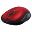 Mouse Wireless Logitech M185, Roșu, 2 image