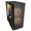 Carcasă PC Cougar Airface FLO RGB, Midi-Tower, Fără PSU, Negru, 3 image