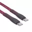 Cablu de încărcare și date Rivacase PS6105, USB Type-C/USB Type-C, 1,2m, Roșu, 7 image