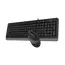 Set Tastatură + Mouse A4Tech F1010, Cu fir, Negru/Gri, 3 image