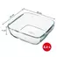 Tava de copt Pyrex 212B100, Transparent, 2 image