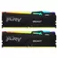 Memorie RAM Kingston FURY Beast RGB, DDR5 SDRAM, 6400 MHz, 32GB, KF564C32BBEAK2-32, 8 image