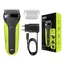 Aparat de ras electric Braun 300BT, Negru | Verde, 2 image
