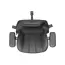 Scaun Gaming HATOR Arc 3 L, PU Piele, Negru, 4 image