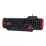 Set Tastatură + Mouse + Mouse Pad + Căști Gembird GGS-UMG4-02, Cu fir, Negru/Rosu, 2 image