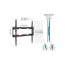 Suport fixat pe perete BARKAN ND300, Negru, 3 image