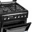 Aragaz Mixt KUBB TD7201MGALtK, Negru, 2 image