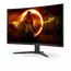 31,5" Monitor Gaming AOC C32G2ZE/BK, VA 1920x1080 FHD, Negru | Roșu, 2 image