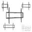 Suport fixat pe perete Gembird WM-70F-03, Negru, 4 image