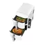 Friteuză cu aer cald Ninja Double Stack XL SL400EUWH, Alb, 5 image