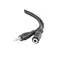 Cablu audio Cablexpert CCA-423-2M, 3.5mm 3-pin (F) - 3.5mm 3-pin (M), 2m, Negru, 3 image