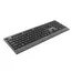 Keyboard Gembird KB-MCH-06-CYRL, Slimline, Chocolate type, 1.8m, USB-A + C, EN/RU, Black, 4 image