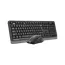 Set Tastatură + Mouse A4Tech FG1035, Fără fir, Negru | Gri, 3 image