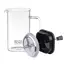 Cafetiera French Press RESTO 90503, 0,6L, Negru, 6 image
