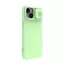 Husă Nillkin iPhone 14 Plus, CamShield Silky Silicone, Verde, 4 image