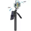 Tripod Proove Selfie Stick Strix (1810mm), Black, 7 image