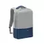 Rucsac pentru Laptop RivaCase Prater, 15.6", Poliester, Gri/Albastru, 4 image