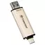 Memorie USB Transcend JetFlash 930C, 128GB, Auriu, 3 image