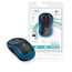 Mouse Wireless Logitech M185, Blue / Black, 3 image