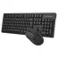 Wireless Keyboard & Mouse A4Tech FG1200, Fstyler 2.4G Multimedia Wireless Desktop Set, Black, 2 image