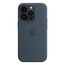Case Original Silicone with MagSafe for iPhone 14 Pro, Storm Blue