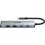 USB-C Hub 5-in-1: 100W PD x1, USB-C 3.0 x1, USB-A 3.0 x2, HDMI x1, Genius UH-500, Gray, 5 image