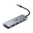 USB-C Hub 5-in-1: 100W PD x1, USB-C 3.0 x1, USB-A 3.0 x2, HDMI x1, Genius UH-500, Gray, 2 image