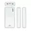 Acumulator extern Rivacase VA2572, 20000mAh, Alb