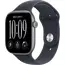 Apple Watch Series 12 GPS, 46mm Space Grey Aluminium Case with Navy Blue Sport Band - M/L MJEJ4