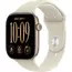 Apple Watch Series 12 GPS, 46mm Light Gold Aluminium Case with Sand Sport Band - S/M MJEN4