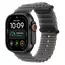 Apple Watch Ultra 4 GPS + Cellular, 49mm Black Titanium Case with Translucent Black Ocean Band MJAY4