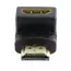 Adaptor Video Cablexpert A-HDMI90-FML, HDMI (M) - HDMI (F), Negru, 3 image