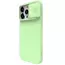 Husă Nillkin iPhone 15 Pro, CamShield Silky Silicone, Mint Green, 7 image