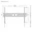 Suport fixat pe perete Gembird WM-100F-01, Negru, 4 image