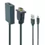 Convertor Video/Audio Cablexpert A-VGA-HDMI-01, VGA D-Sub + 3.5 mm Jack - HDMI (F), 0,15m, Negru