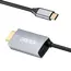 Adaptor USB Choetech XCH-M180, USB Type-C (F) - HDMI (F), 1,8m, Argintiu, 4 image