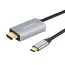 Adaptor USB Choetech XCH-M180, USB Type-C (F) - HDMI (F), 1,8m, Argintiu, 6 image