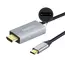 Adaptor USB Choetech XCH-M180, USB Type-C (F) - HDMI (F), 1,8m, Argintiu, 5 image