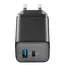 Încărcător Cellularline Wall Charger GAN, 2 Ports, 45W, 45W, Negru, 4 image