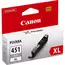 Cartuș de cerneală Canon CLI-451 XLGY, 11ml, Gri, 3 image