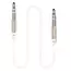 Cablu audio Remax L200, 3.5 mm AUX - 3.5 mm AUX, 2m, Alb, 2 image