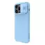 Husă Nillkin iPhone 14 Pro, CamShield Silky Silicone, Blue Haze, 2 image